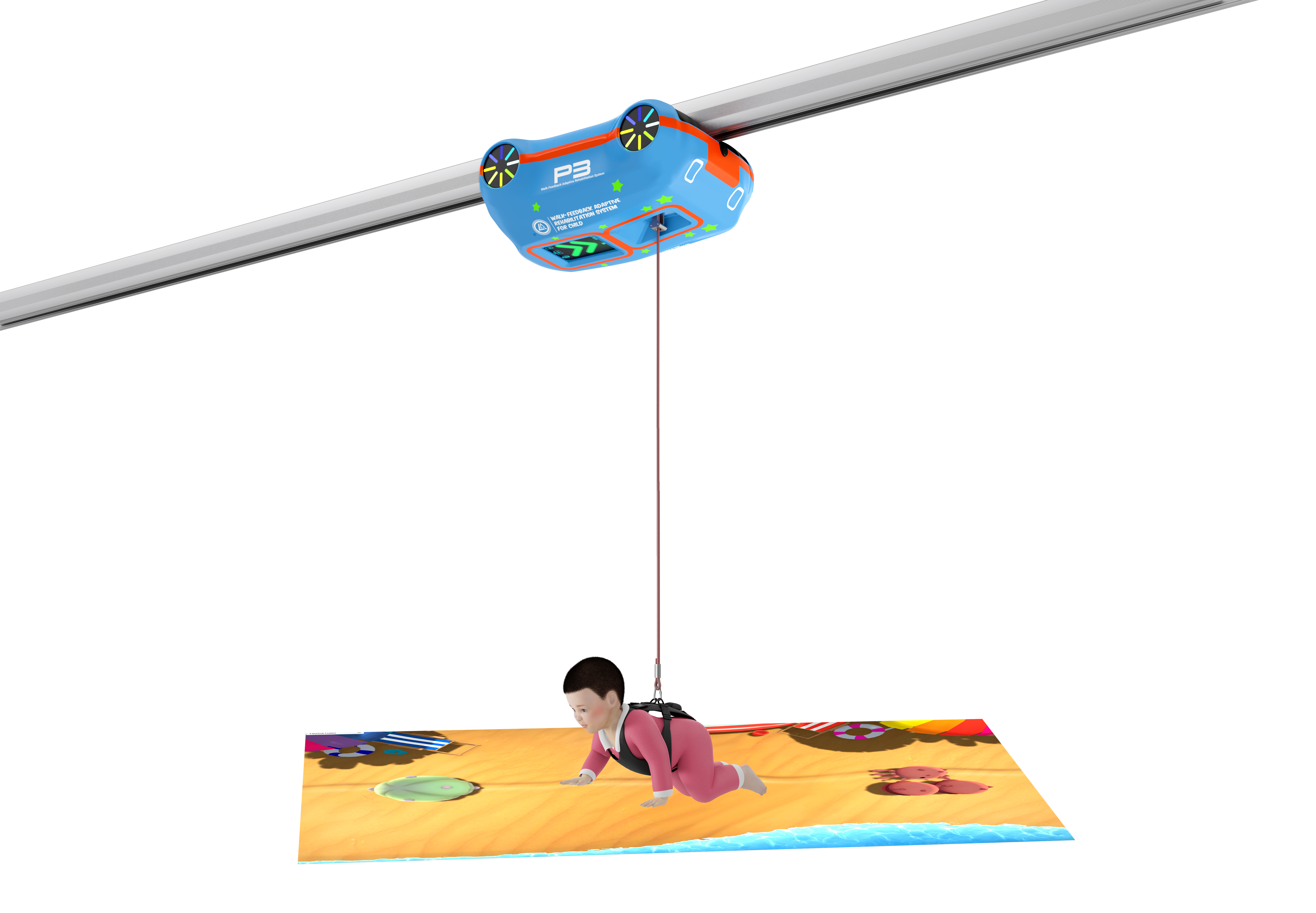 步行反饋自適應(yīng)康復(fù)系統(tǒng)（兒童型）